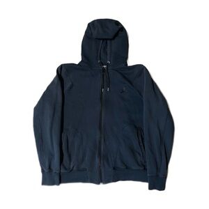 Nike Jordan Hoodie Zip Up Sweatshirt Sweater Black Elephant Print - XL